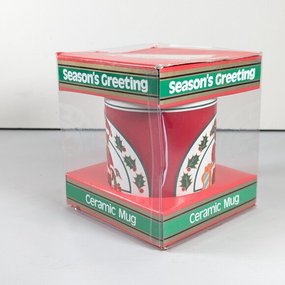 Woodward Canada Christmas mug Teddy Bear Holiday Mug Vintage Gift idea - Picture 5 of 13